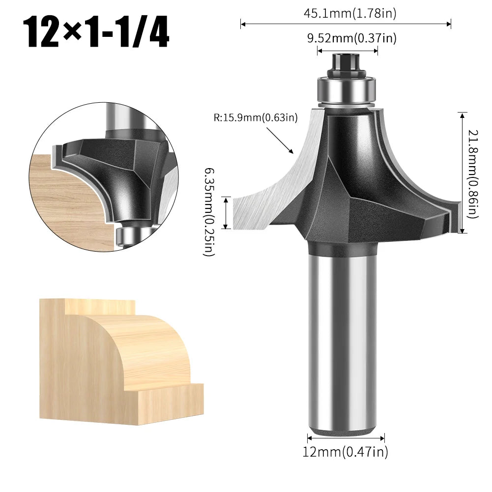 6/12mm Schaft Nut Schneiden Linie Router Bit für Holzbearbeitung
