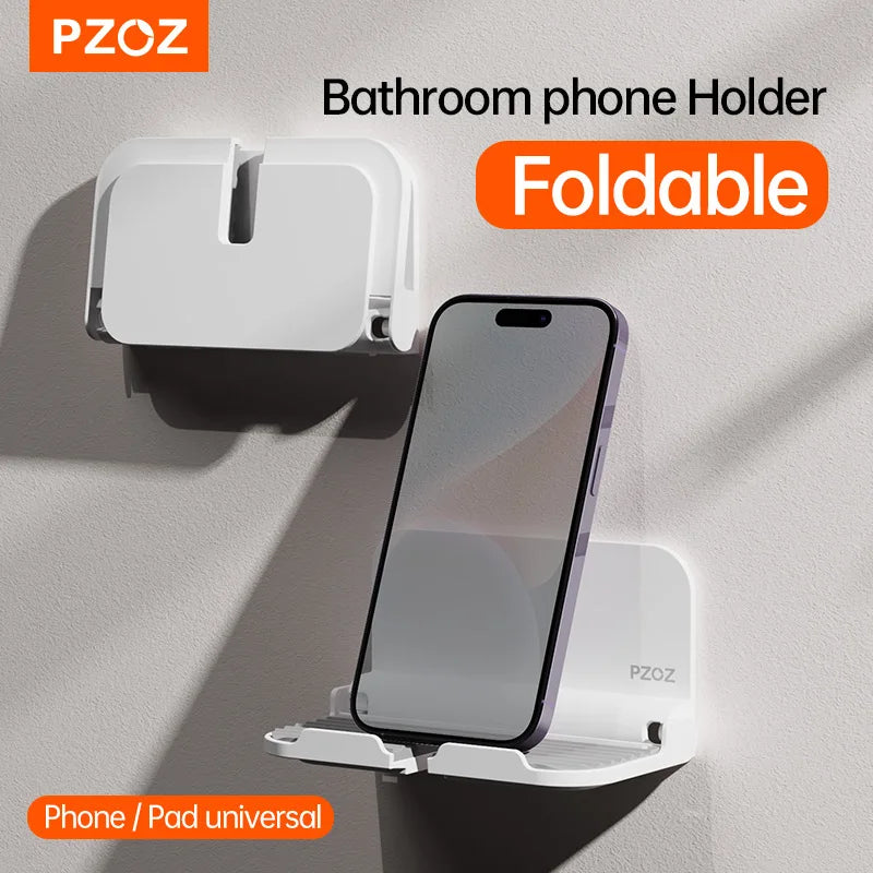 Faltbare Wandhalterung für Handy und Tablet Platzsparend Sicher