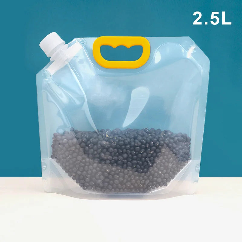 Stand-Up Nachfüllbare Lebensmittelbeutel für Getreide und Flüssigkeiten 5-10 Stück