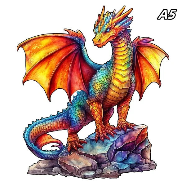 3D-Tiger-Puzzle aus Holz – Gehirntraining für Erwachsene & Kinder-Yabubest - Home & More