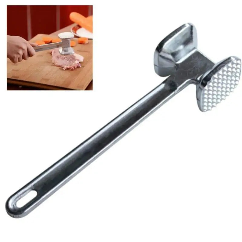 Robuster Edelstahl Fleischklopfer – Saftiges Steak - zartes Geflügel mühelos