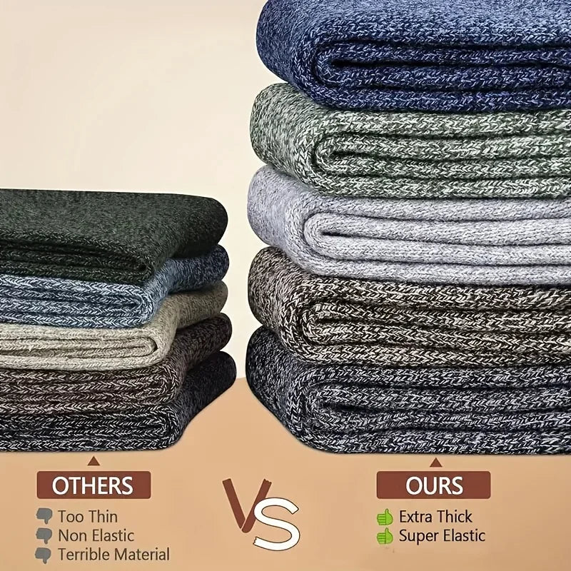 Warme Winter Socken für Herren mit Mittelhohem Schaft