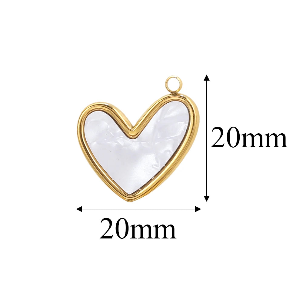 Edelstahl Gold Anhänger für individuellen DIY Schmuck