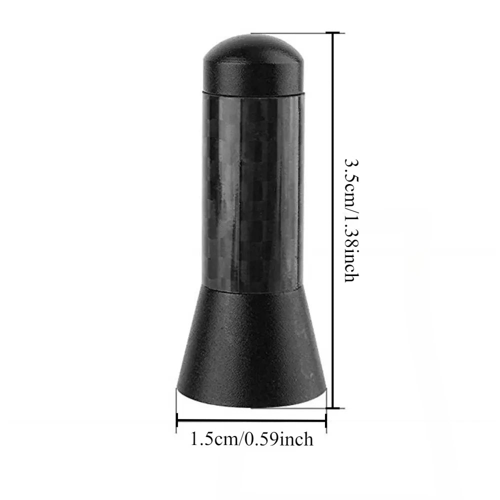3,5cm kurze Kohlefaser Autoantenne universal – Stilvolles Design Upgrade