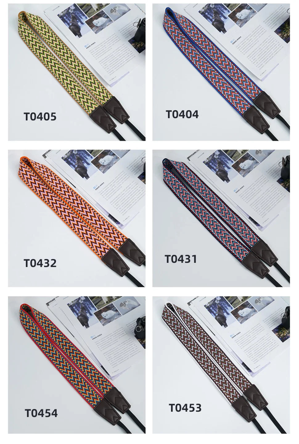 Verstellbarer ethnischer Kameragurt für komfortablen Schultertrag