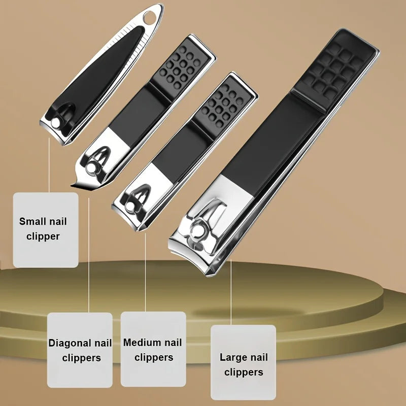 Profi Maniküre Pediküre Set 7/16/18tlg Edelstahl Nagelpflege im Etui