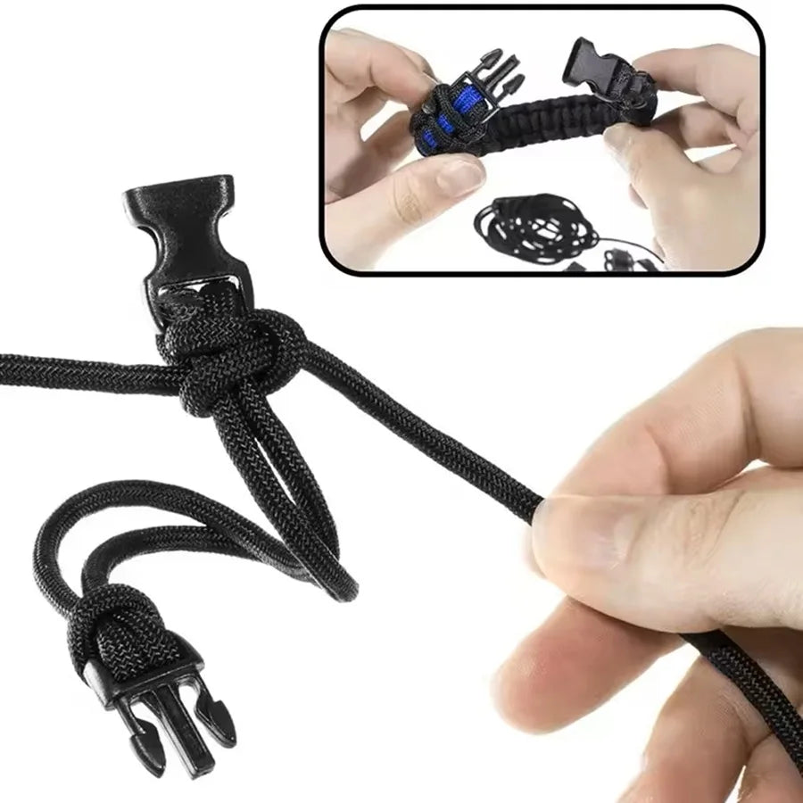 10x Seitliche Schnellverschluss Schnalle 10-25mm für Paracord Armband