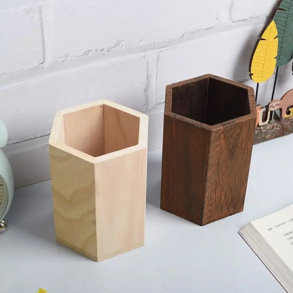 Multifunktionaler Stifthalter aus Holz mit großer Kapazität-Yabubestshop