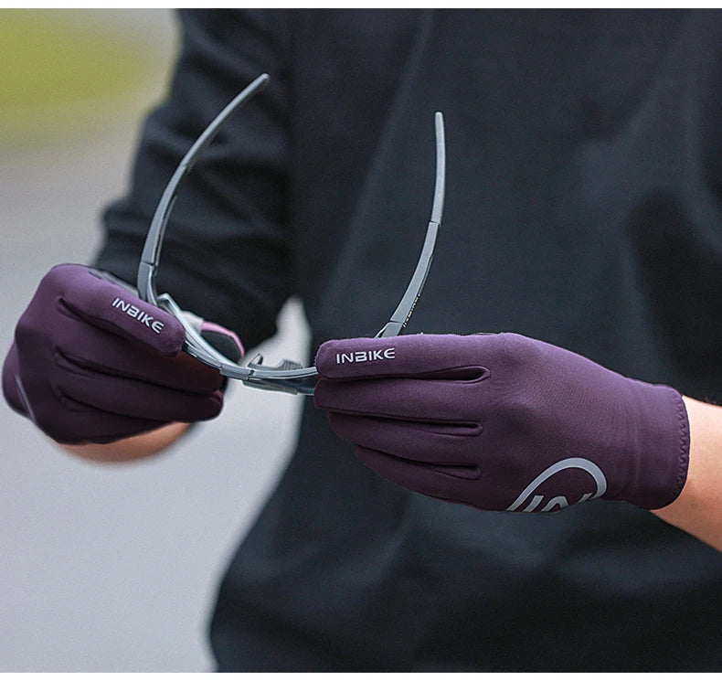 Fahrradhandschuhe Vollfinger mit Gelpolsterung | Touchscreen & Fleece-Yabubest - Home & More