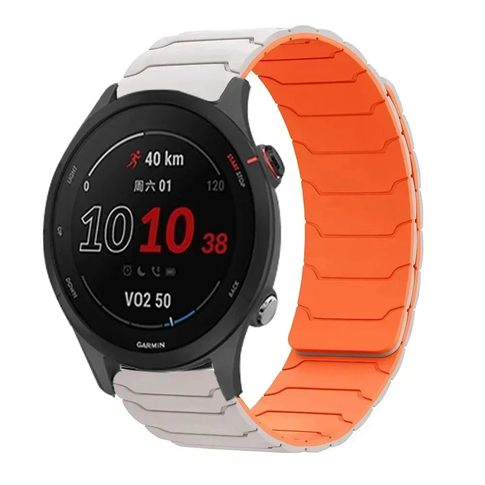 22mm Magnetisches Silikonarmband für vielseitige Smartwatches