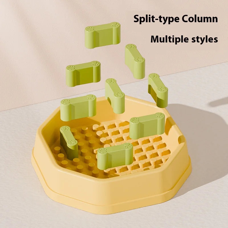 Hundenapf mit verstellbarem Schwierigkeitsgrad und rutschfestem Design