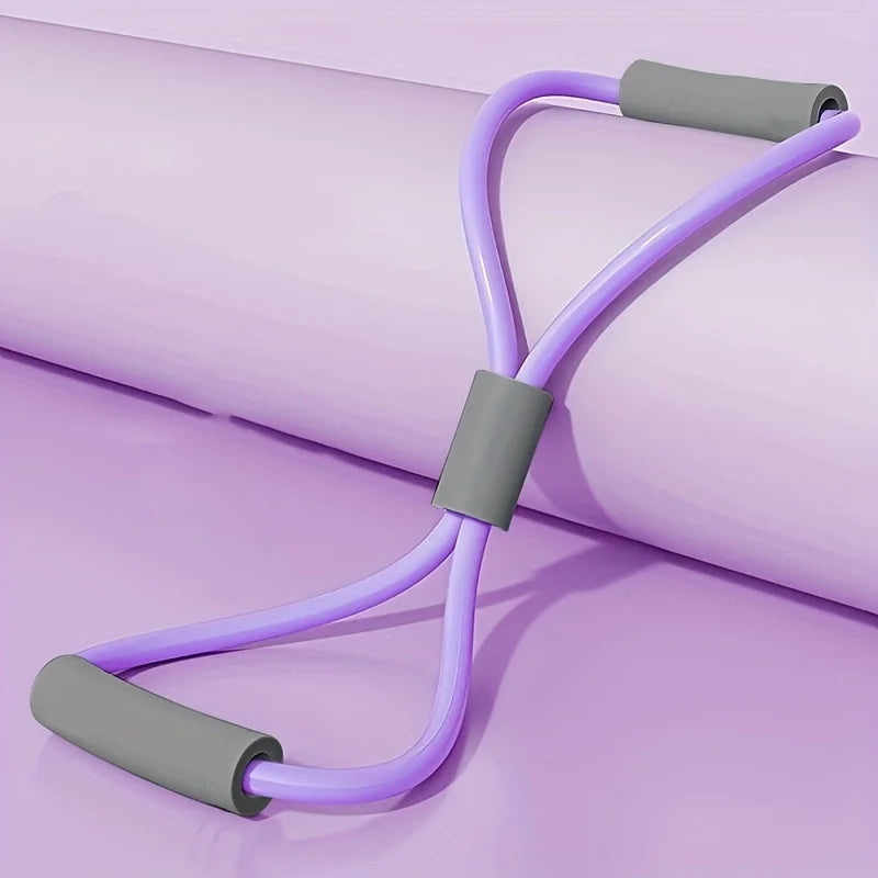 Elastisches 8 Form Fitnessband für Schulter Brust Workout Training