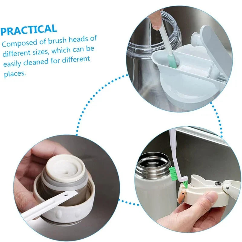 Vielseitiges Reinigungsbürsten-Set für Küche, Bad & Fenster – Handbürsten