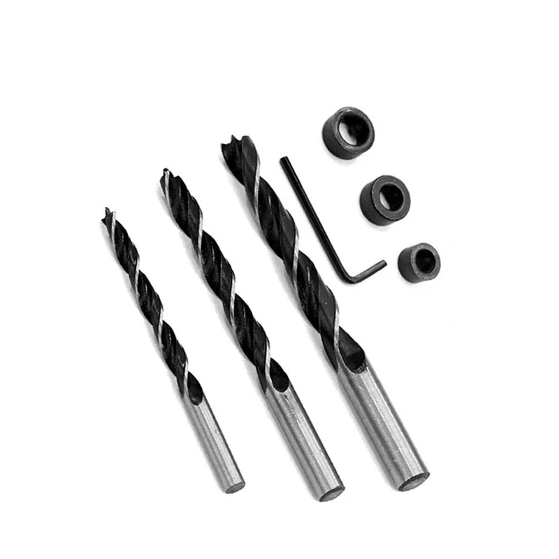 Holzbearbeitung Pocket Hole Locator Jig Kit 15 Grad Winkel Bohrer Guide Set