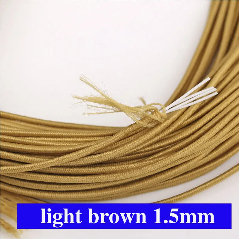 Buntes 1,5mm Gummiband für DIY Nähen Schmuck Bastelprojekte