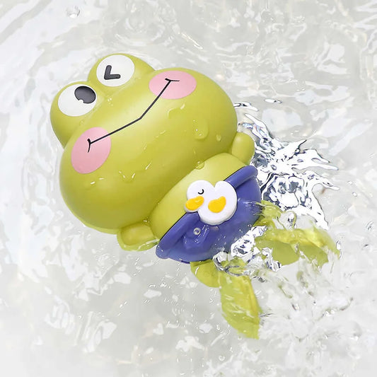 Uhrwerk Frosch Badespielzeug für Kinder – Schwimmspaß im Wasser