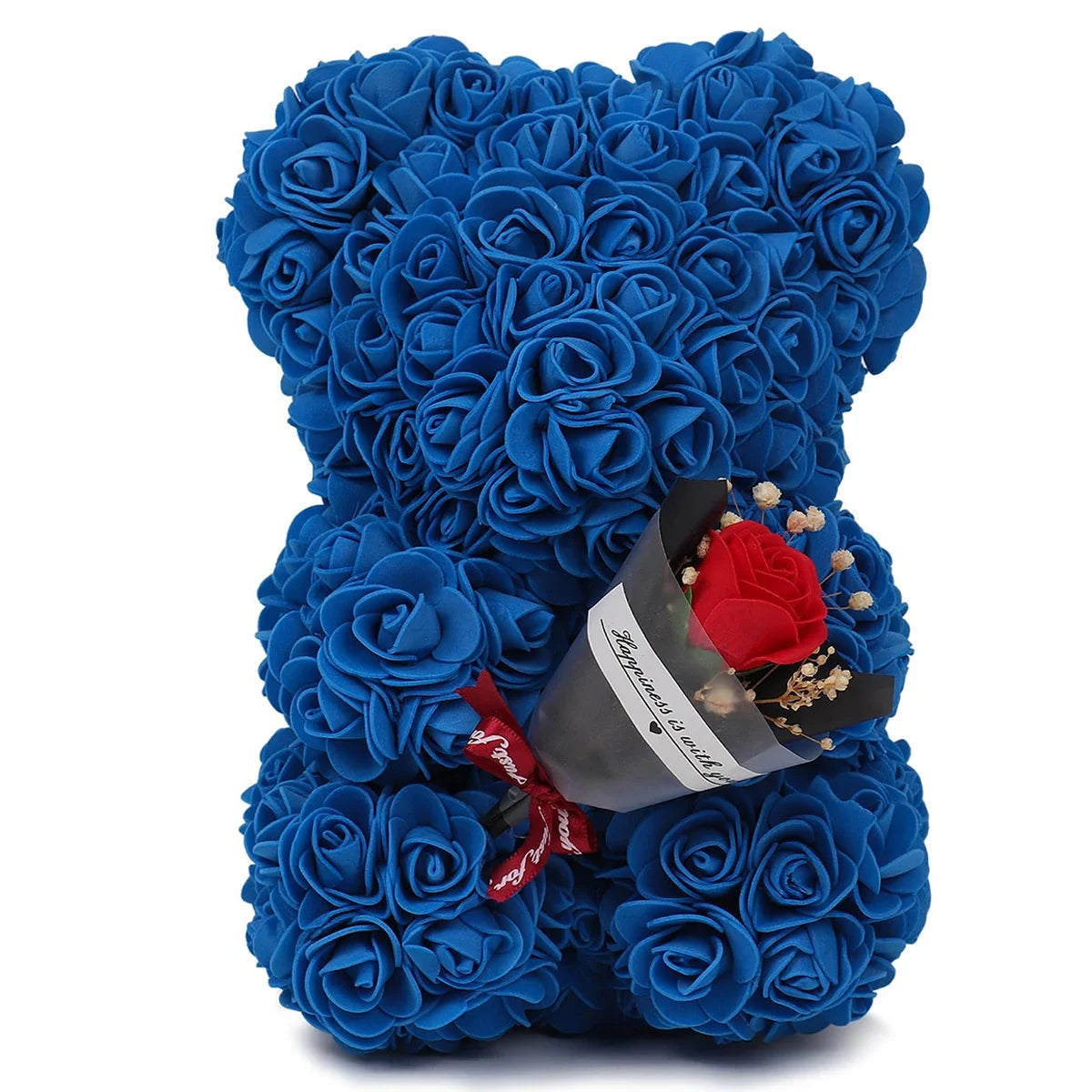 Ewige Rose Teddybär 25m Künstliche Blumen Geschenk und Dekoration-Yabubest - Home & More