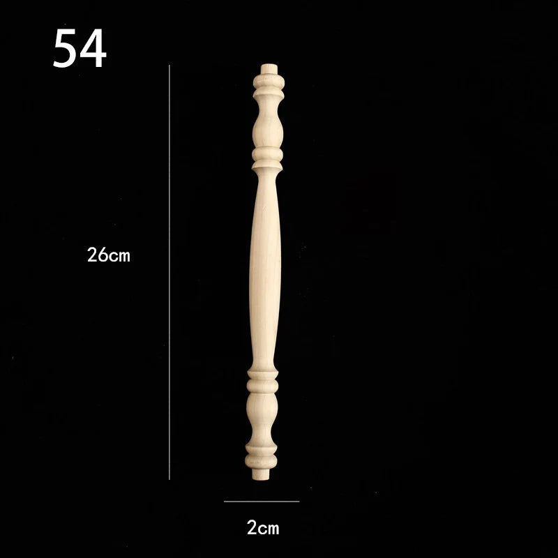 Holzapplikation Spindel Säule Dekoration für Möbel und Heim