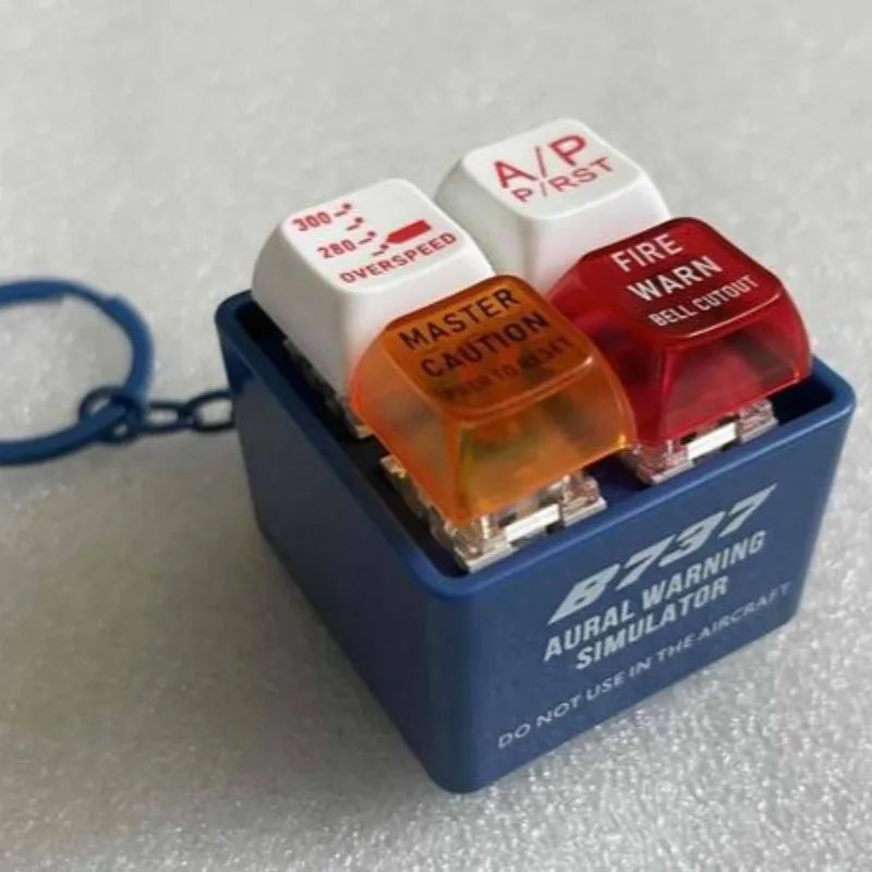 Flugzeug Schlüsselanhänger mit Sound für Luftfahrt Fans Pilot Geschenk