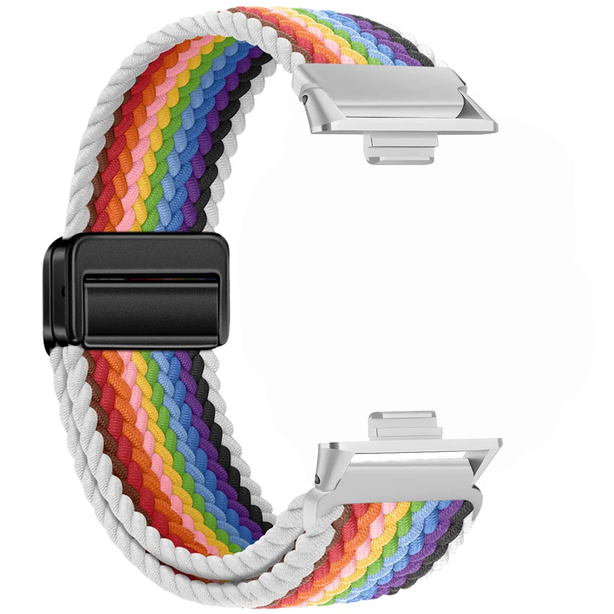 Verstellbares Nylon-Schlaufenarmband mit Magnetverschluss für Sportuhren