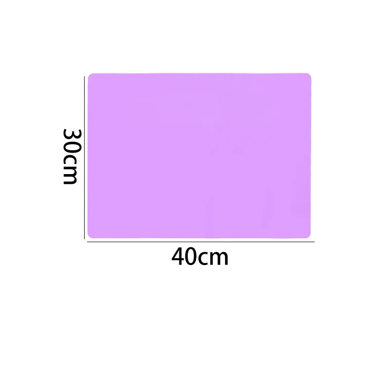 Große Silikonmatten in verschiedenen Farben für Küche Backen und Handwerk
