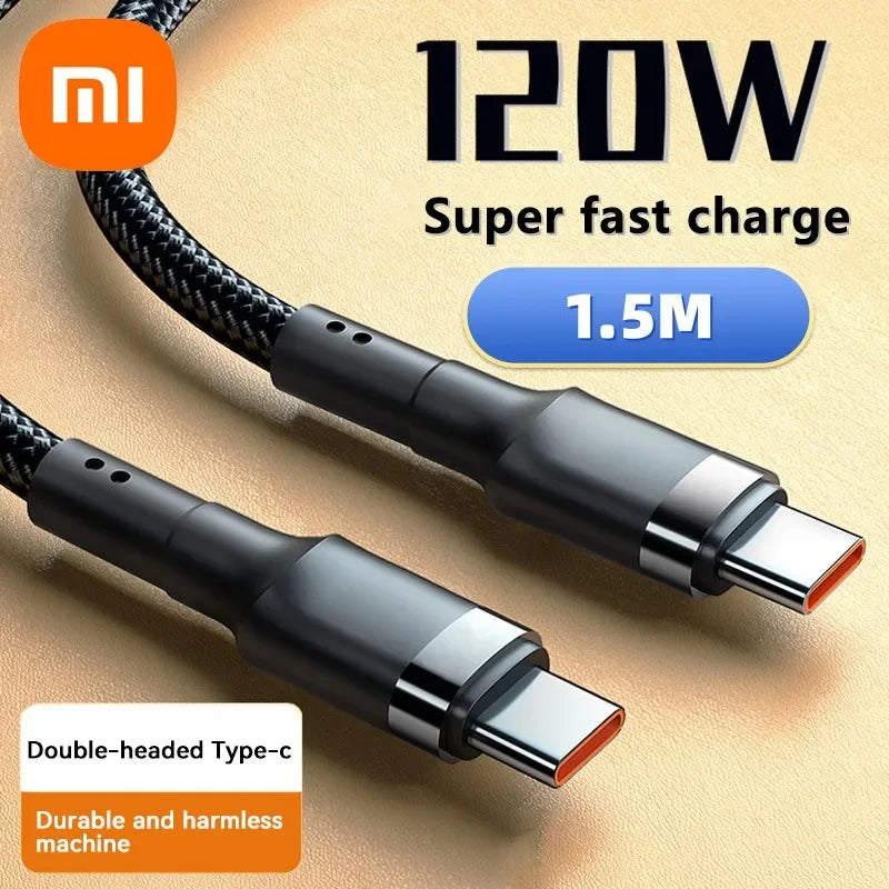 120W USB C Ladekabel für Smartphone Tablet Powerbank Power Delivery