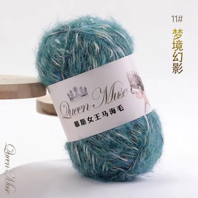 Weiches Mohair Garn für komfortable handgestrickte Kleidung