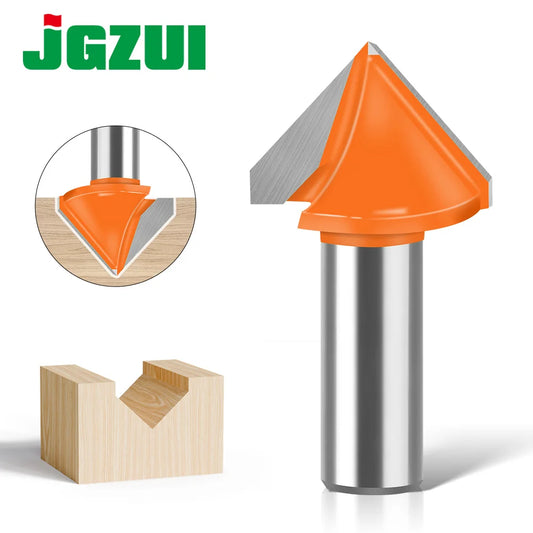 3D V-förmiger Fräser 90° und 120° für präzise Anfas- und Gravurarbeiten