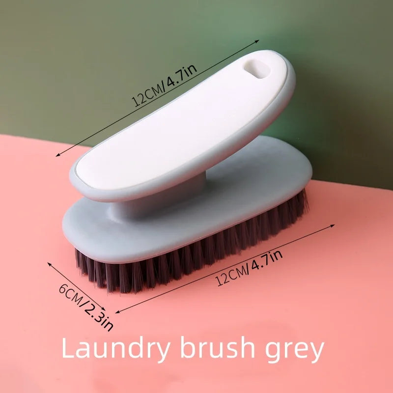 Multifunktionale Wäschebürste mit Langstiel und weichen Borsten für Haushalt