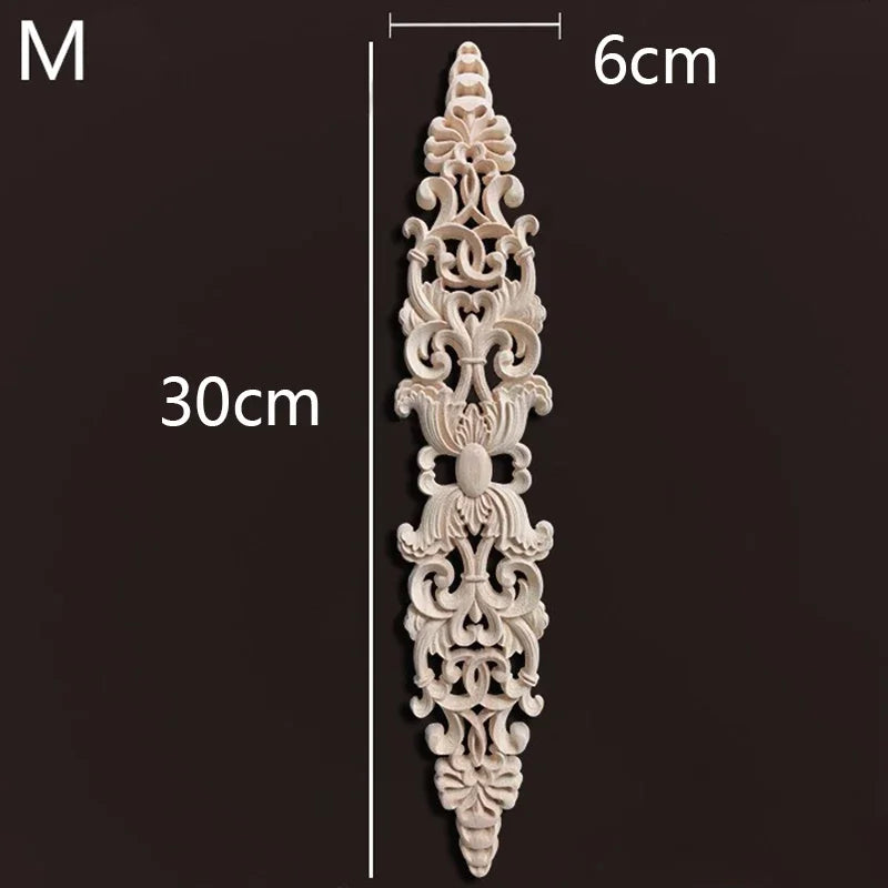 Holzmoebel Applikationen Wohnzimmer Dekoration NATUERLICHE Blumen