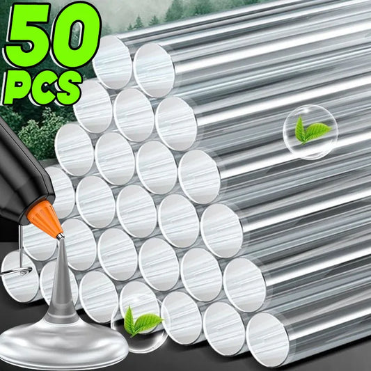 Transparente Klebesticks für Heißklebepistole zum Basteln und Reparieren