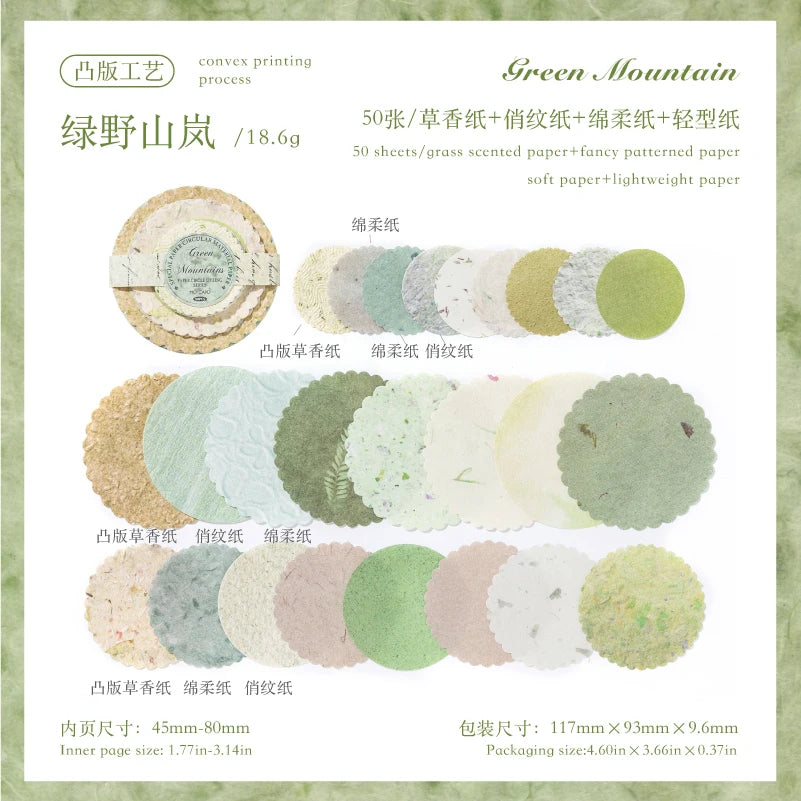 Vintage Bastelpapier Set für Kawaii Kunst Junk Journal Dekoration