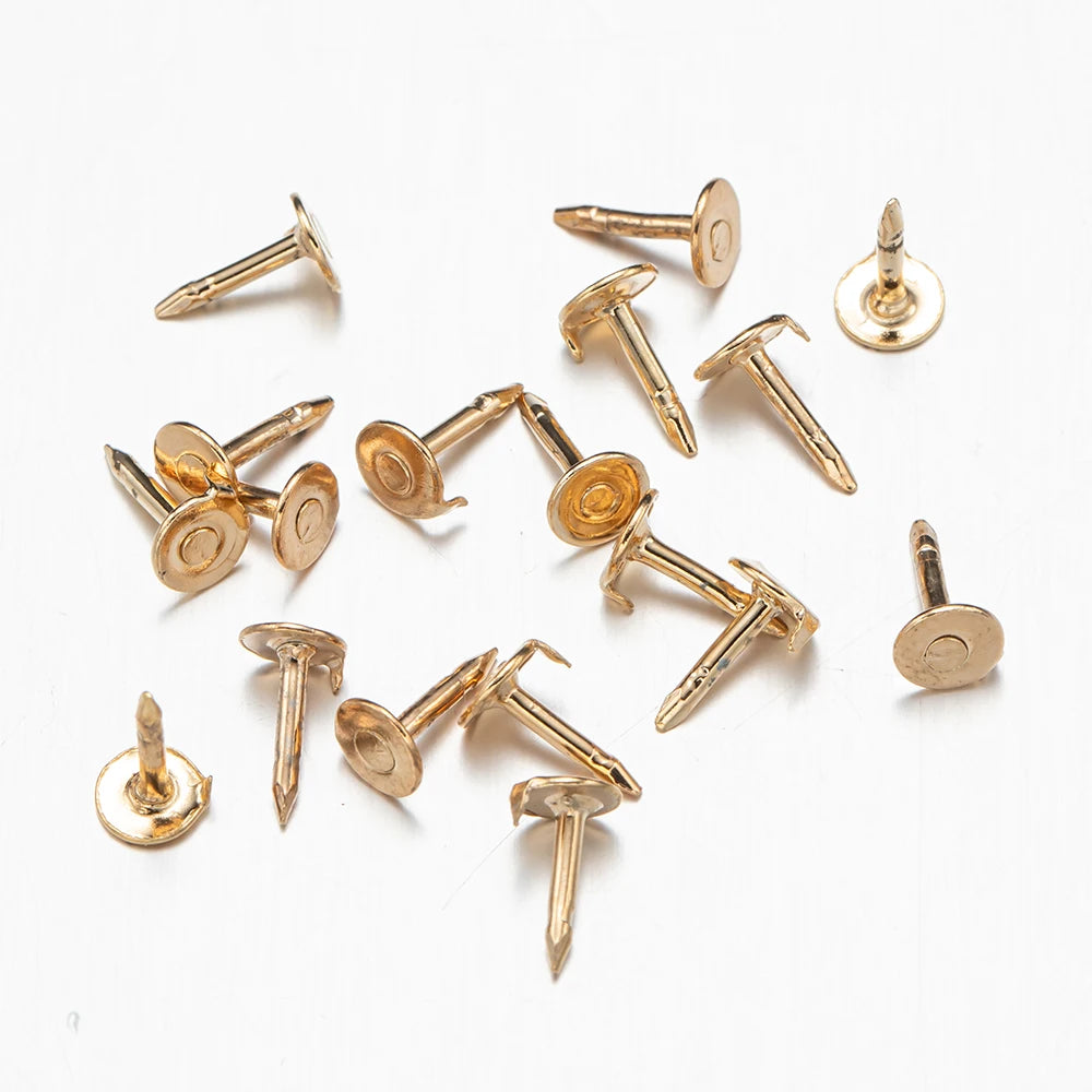 Metall Locking Pin Brosche Abzeichen Halter Verschluss für DIY Schmuck und Handwerk-Yabubest - Home & More