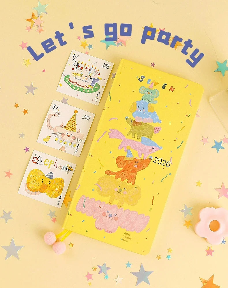 Wochenplaner 2026 Taschenformat – Wochenplan Notizbuch-Yabubest - Home & More