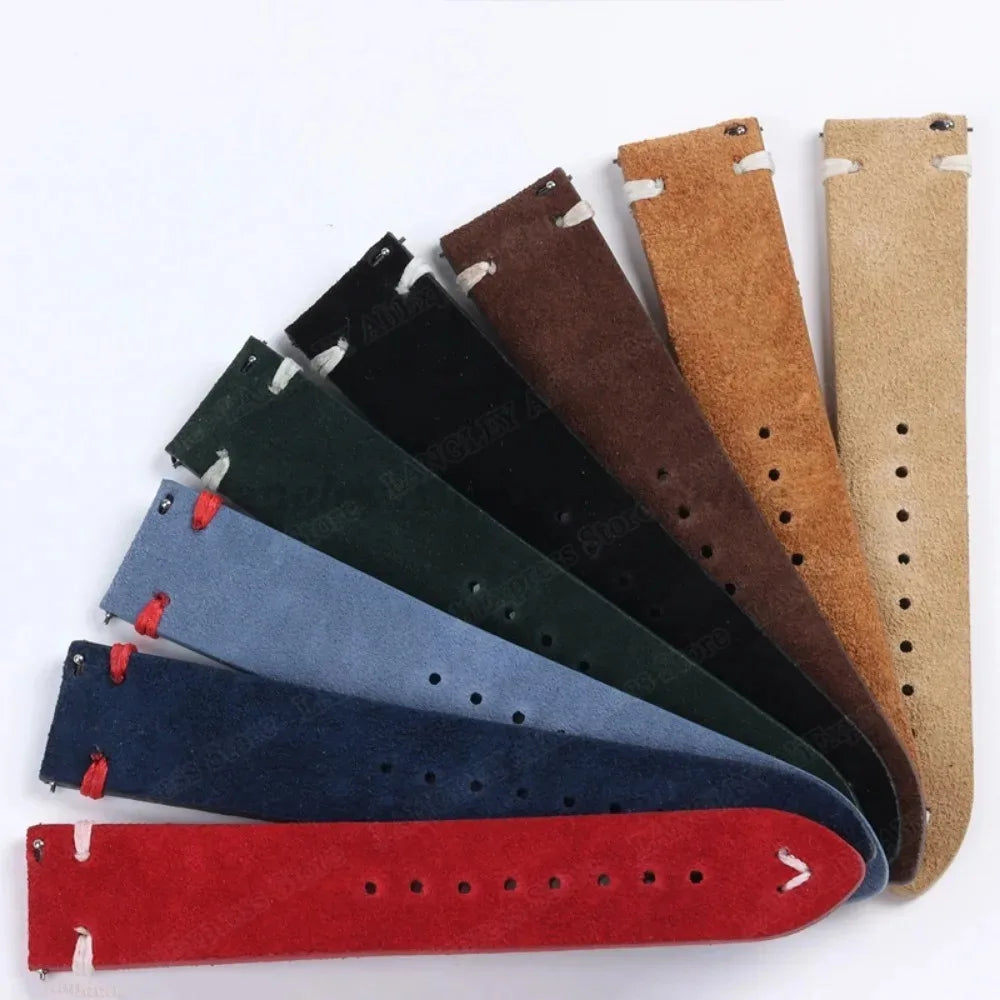 Wildlederarmband Fur Huawei Watch GT3 GT4 Uhrenarmband Vintage Ha