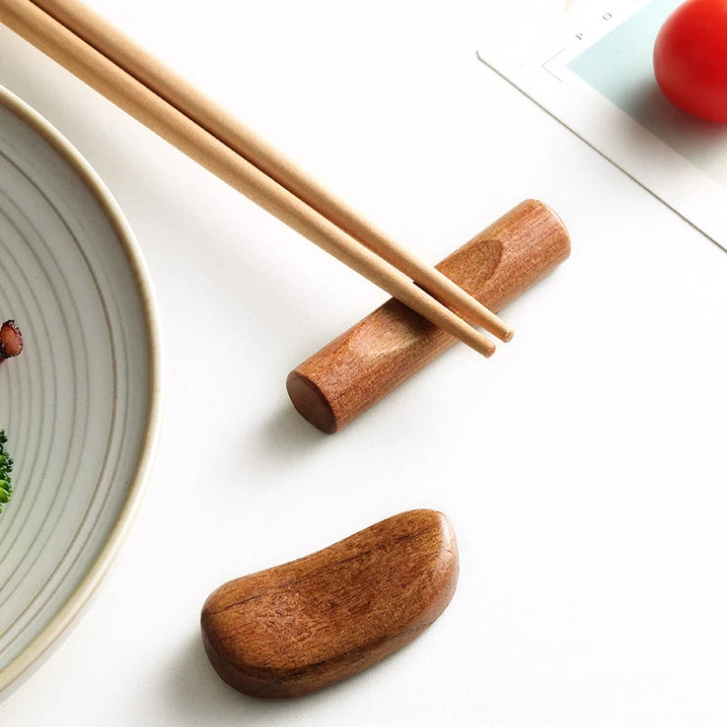 Holz Essstäbchen Halter Löffelablage für Asiatische Küche
