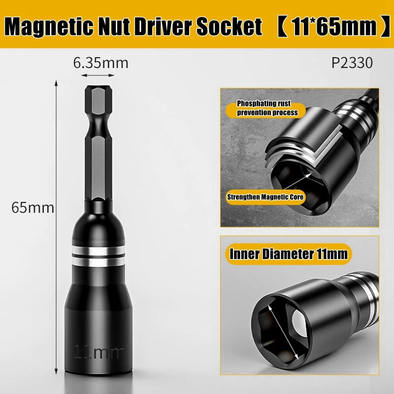 CR-V Stahl Magnetische Schraubendreher Bits für Bohrmaschinen Adapter