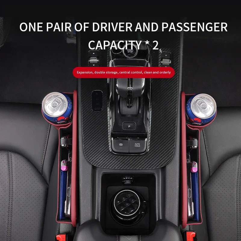 Praktische Auto Sitz Spalt Aufbewahrungsbox mit Becherhalter