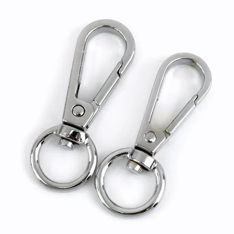 13x50mm Metall Karabiner Clips Schnallen Schlüsselringe 5 10 20 Stück