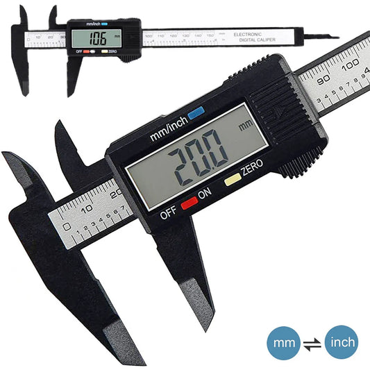 150mm Carbon Fiber Digital Caliper Measuring Tool mit Mikrometer