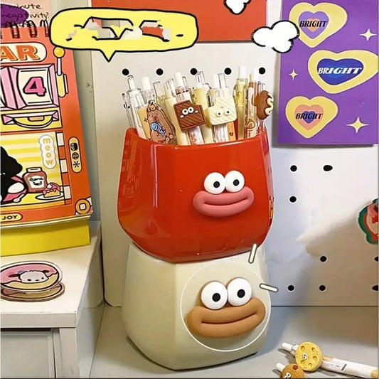 Magnetischer Stifthalter mit großem Mund Kunststoff DIY Büro Aufbewahrung