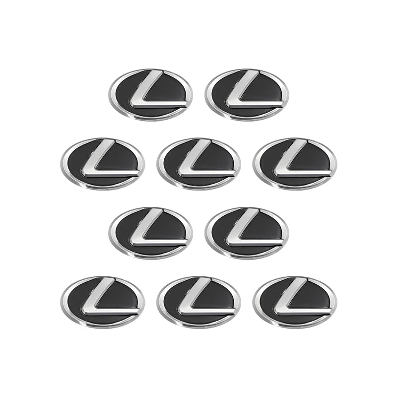 Auto Schlüssel Emblem Aufkleber Set aus Aluminium für Fernbedienung