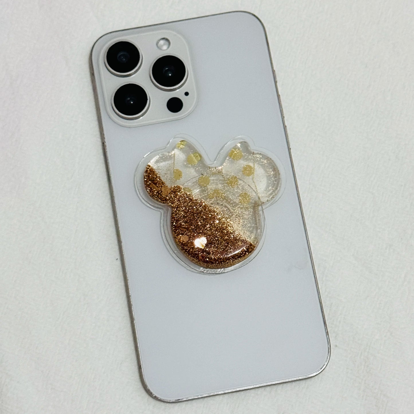 Süßer weicher Blingbling Maus Handyhalter erweiterbar für iPhone Samsung Hüllen-Yabubest - Home & More