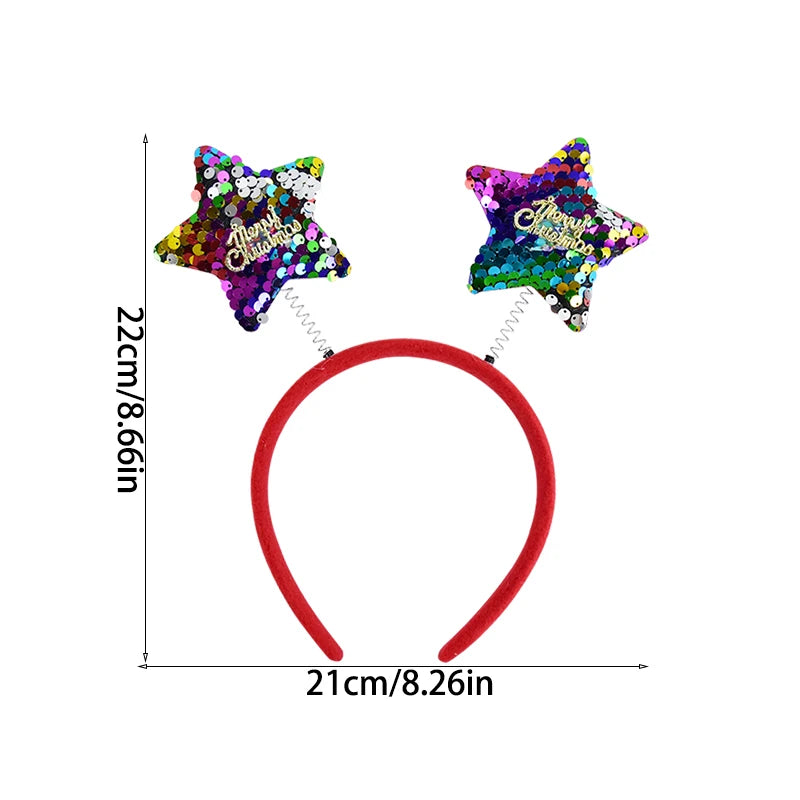 Weihnachts Stirnband für Kinder und Erwachsene festliche Dekoration