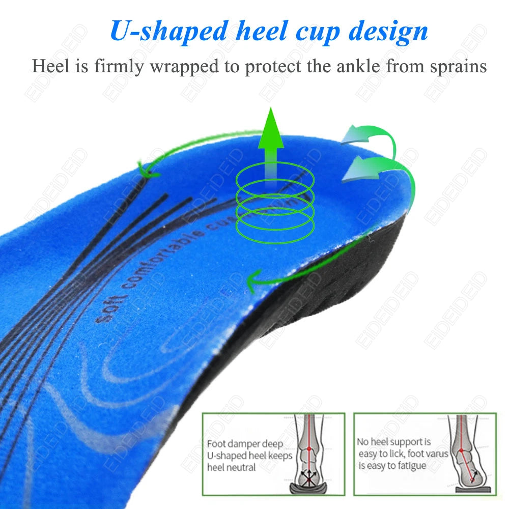 Orthopädische Sport Einlegesohlen Fußgewölbestütze Komfort