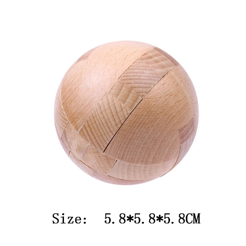 Holz Luban Lock 3D Puzzle Gehirntrainer IQ Test Spiel für Erwachsene Kinder