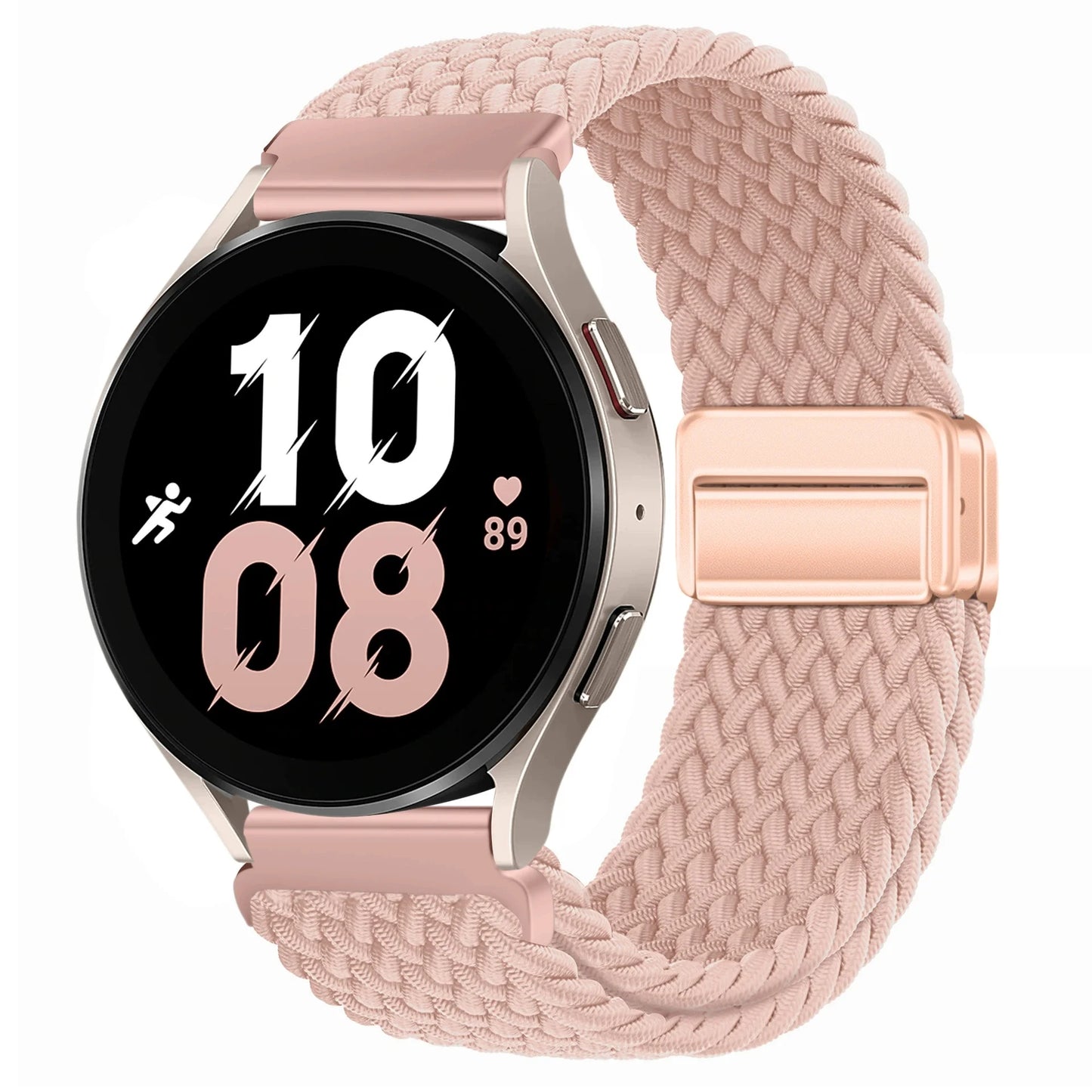 Magnetisches Nylonarmband 20/22mm für Smartwatches mit Schlaufenverschluss