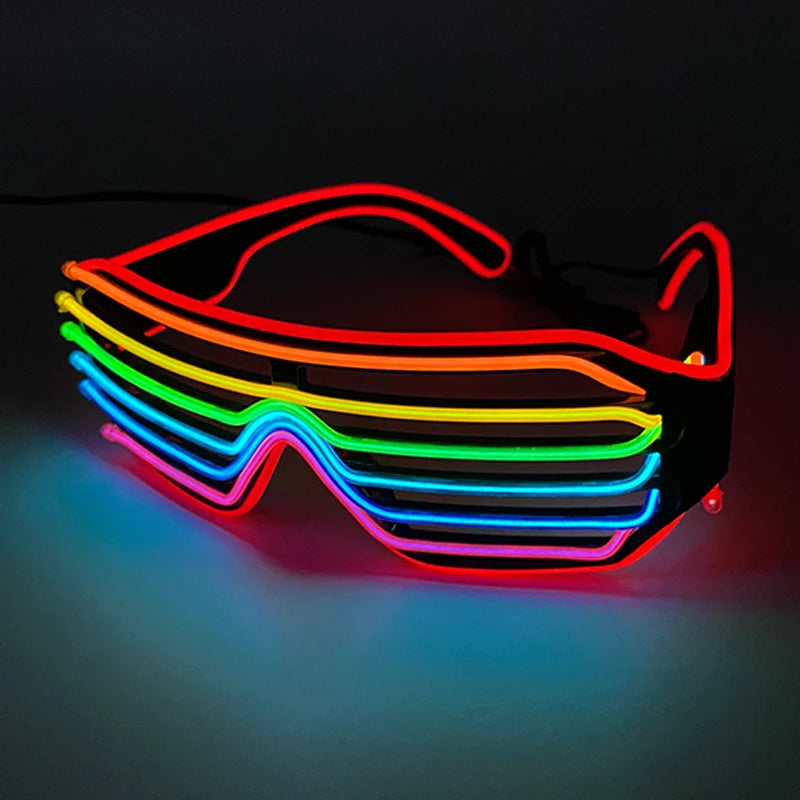 Leuchtende LED Partybrille für unvergessliche Anlässe