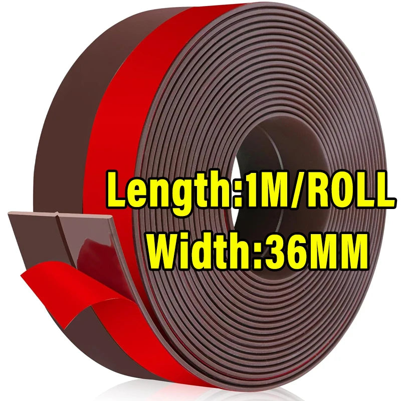 Flexible Unter-Tür-Dichtung selbstklebend – Zugluft, Staub, Lärm stoppen (1, 3 oder 5 Stück)