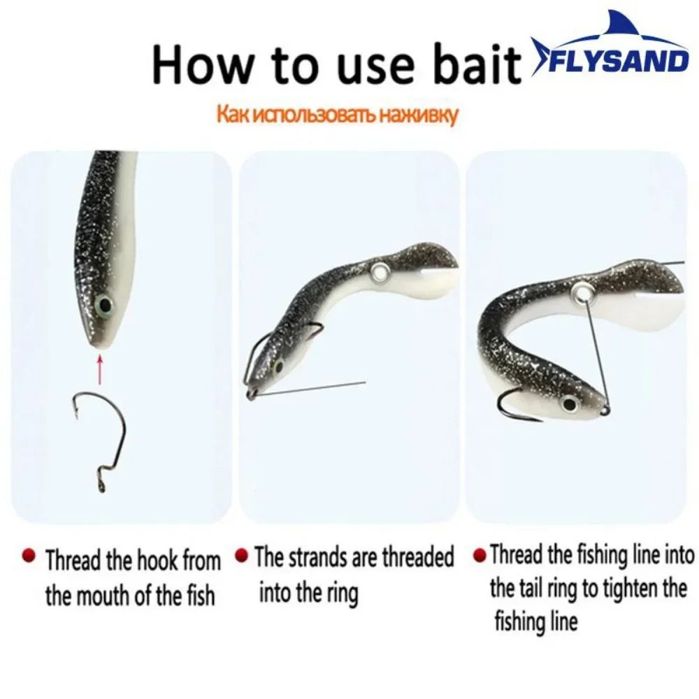 Realistischer Silikonköder 10cm 6g für erfolgreiches Angeln auf Raubfische